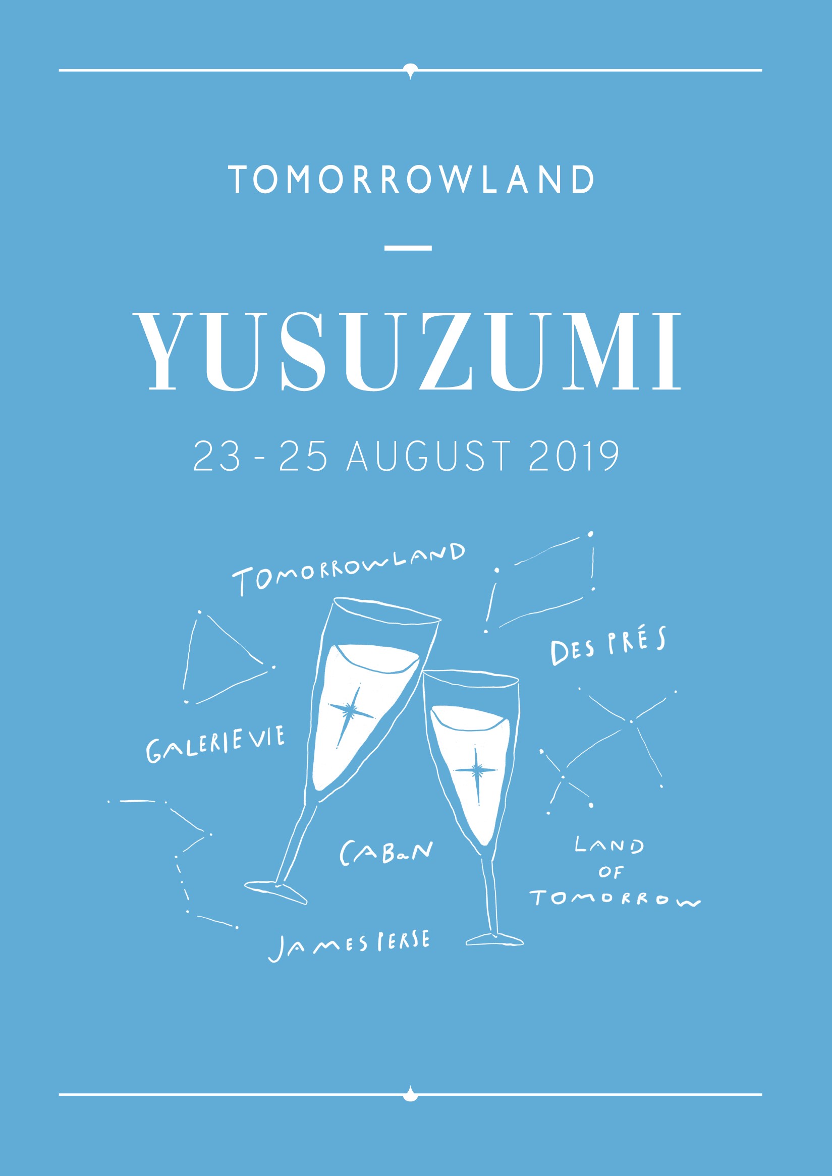 8/23(金)〜8/25(日)TOMORROWLAND「YUSUZUMI」 8/23(金)〜8/25(日)TOMORROWLAND「YUSUZUMI」